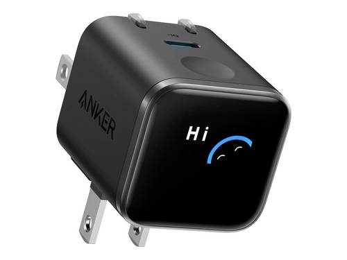 Anker ANKER Nano Charger 45W 1C Display black Netzteil / Stromversorgung 45 W USB-C USB PD Schwarz GaN, USB Power Delivery (USB-PD)