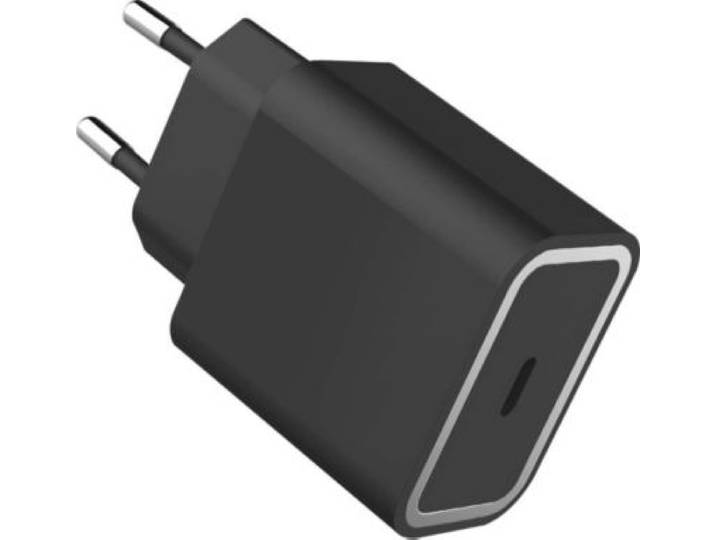 Force Power - Chargeur Secteu 25w Usb C Noir Recyclé