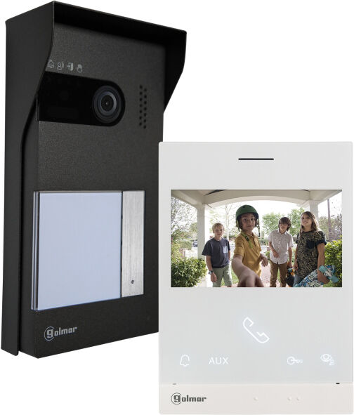 Kit vidéo SOUL LITE 1 appel avec moniteur ART4 X LITE GOLMAR GS5110/ART4XLIT