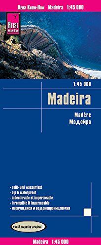 Peter Rump, Reise Know-How Verlag - Reise Know-How Landkarte Madeira (1:45.000): world mapping project - Preis vom 11.10.2026 15:43:13 h