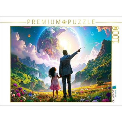 CALVENDO Puzzle Die Wiege des Staunens | 1000 Teile Lege-Größe 64x48cm Foto-Puzzle für glückliche Stunden