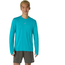 Asics Herrenlaufshirt Road Seamless LS Top, Energy Aqua - türkis / XL