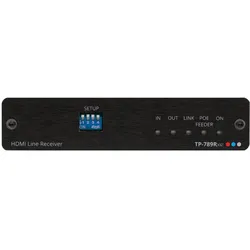 Kramer DigiTOOLS TP-789RXR - Video/Audio/Infrarot/seriell/Netzwerkextender, Digital Signage Zubehör, Schwarz