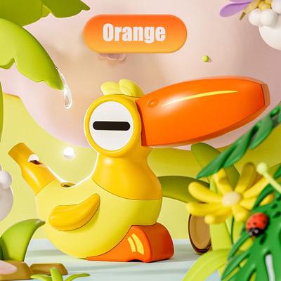 Fusion Finds Water Bird Whistle Bird Call Toy For Kids Bird Whistle For Breath Training & Outdoor Fun orange