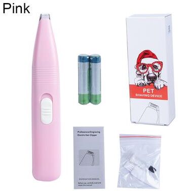 Happy Pet Pantry Pro Mini Dog Paw Trimmer & Precision Pet Grooming Trimmer pink