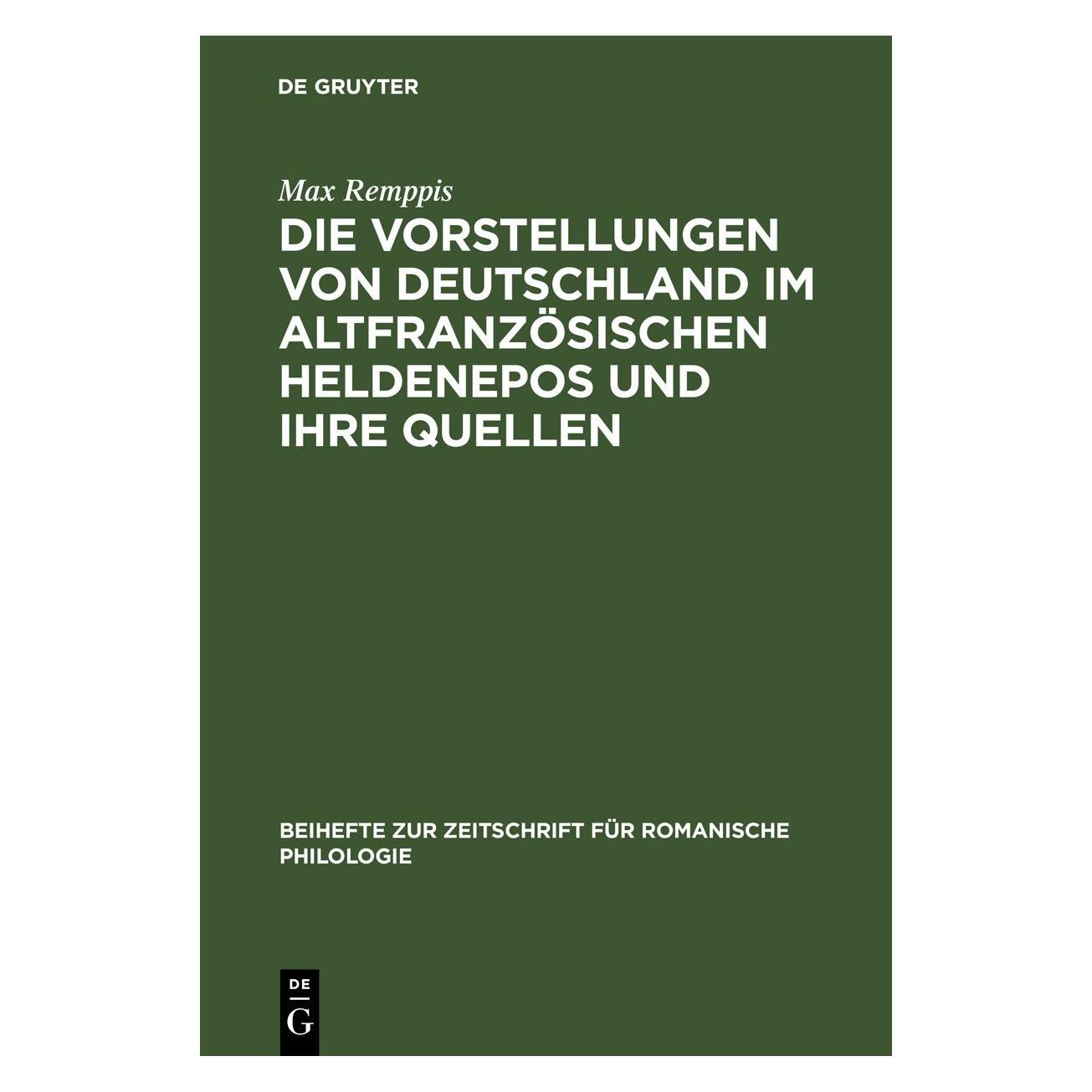 De Gruyter Remppis:Die Vorstellungen von Deutschla (Deutsch, Max Remppis, 1911) (67778136)