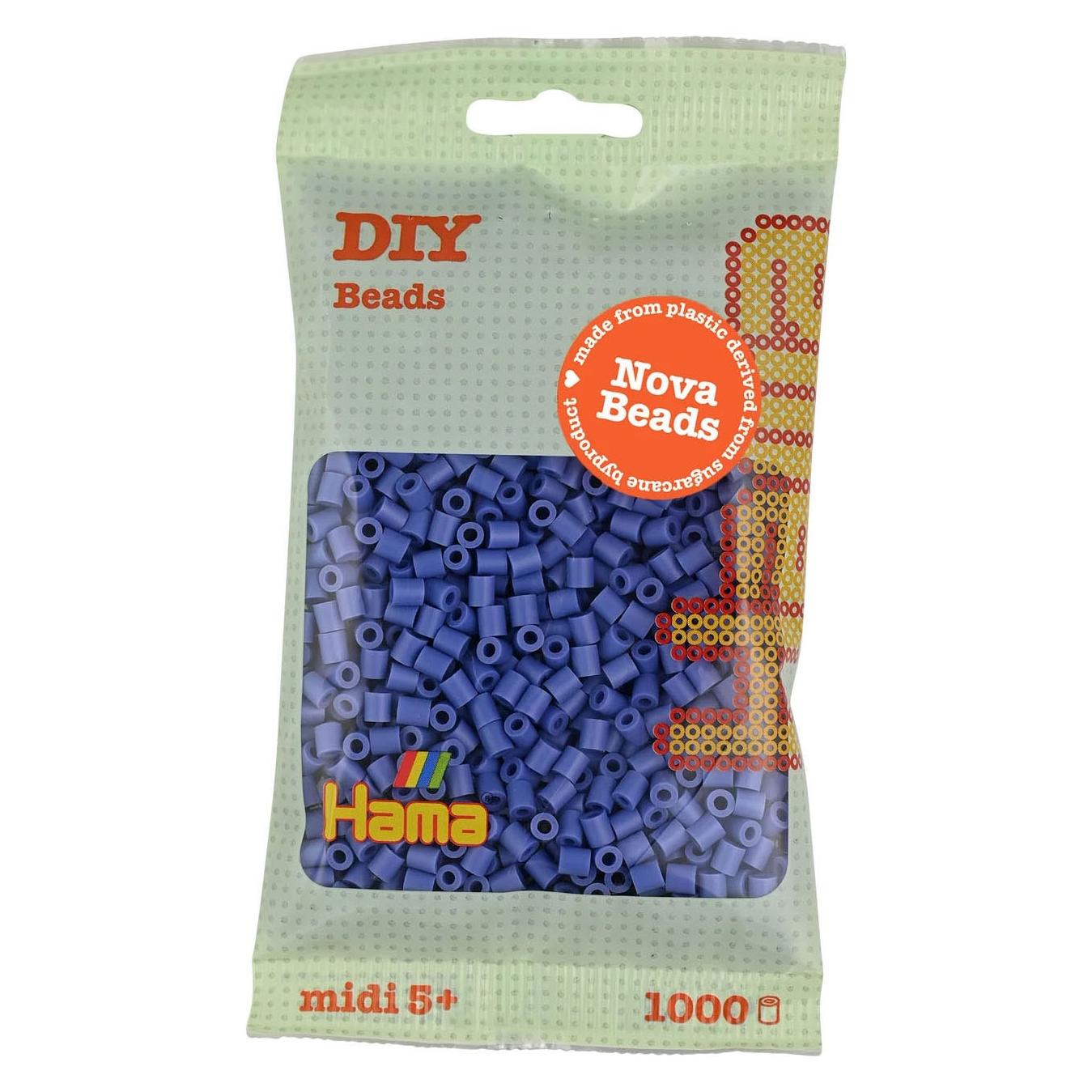 Hama Bio- Bügelperlen - Lavendelviolett (107), 1000 Stück. (371307)