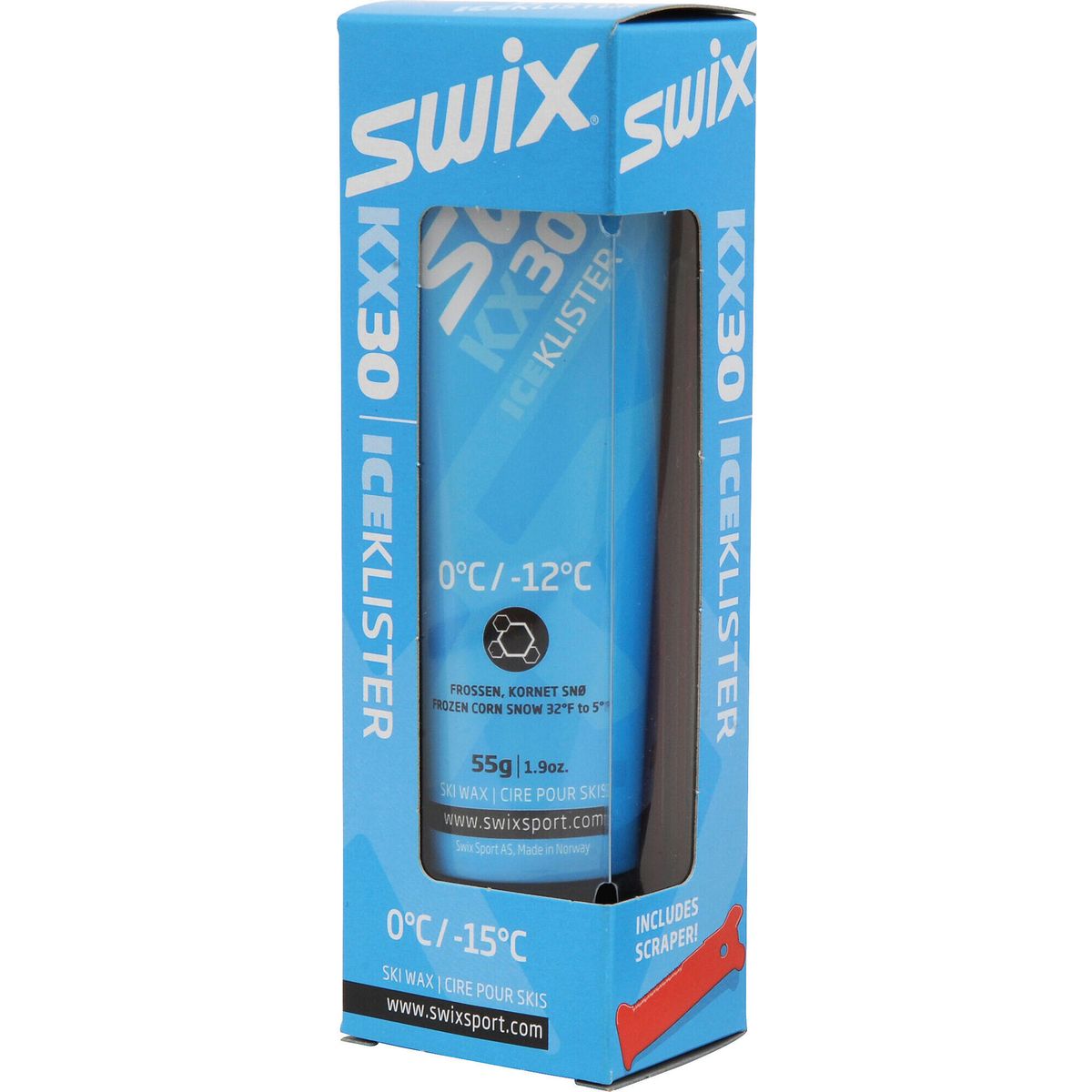 Swix KX30 Blue Ice Klister -12°C to 0°C, 55g neutral