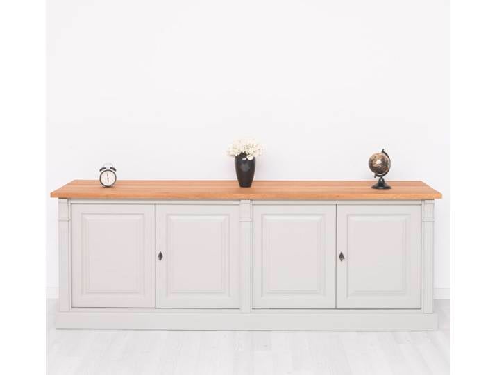 Vintage Sideboard mit Eichenplatte