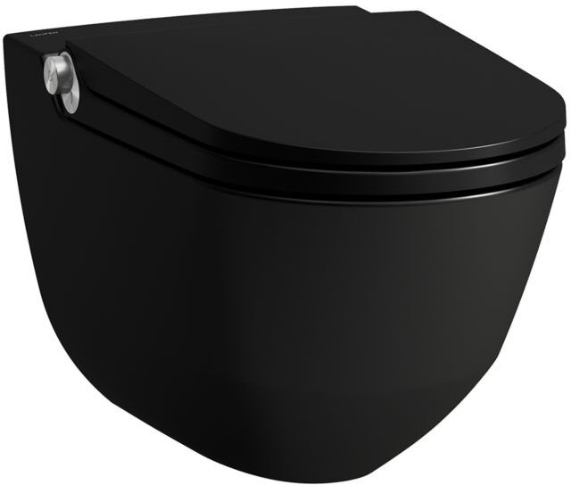 Laufen Cleanet riva Dusch-WC H8206917160001 spülrandlos, 35,5x60cm, schwarz matt