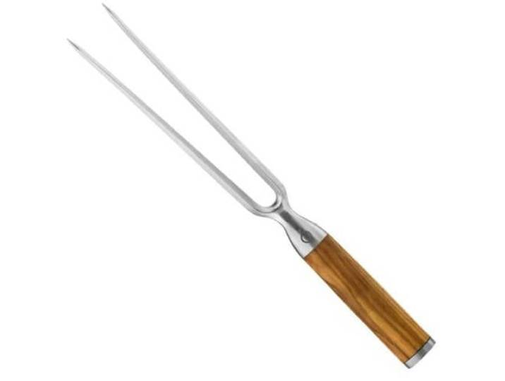 Forged Trancheervork / Vleesvork Olive