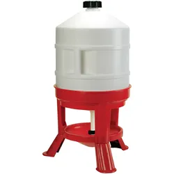 Kerbl Geflügeltränke GOLD 30L rot/weiß - 70233 - rot/weiß