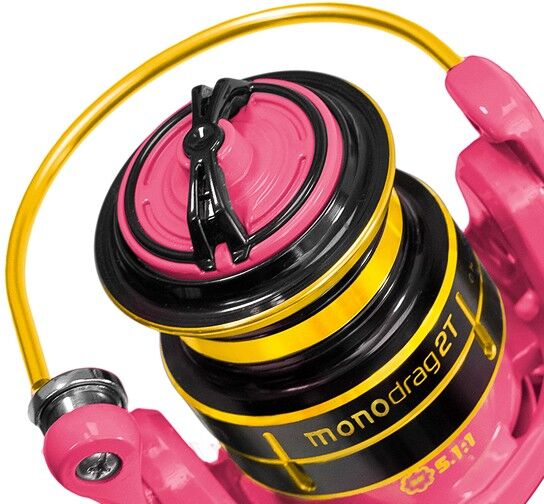Moulinet frein avant Delphin QUEEN 2T MonoDRAG taille 2000 Red, Black, Beige, Pink taille 2000