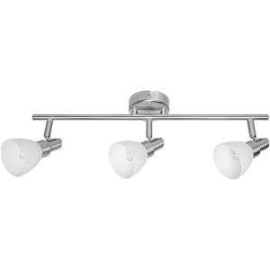 LEDVANCE Deckenstrahler LED Spot, silber mit LED, 3-flammig, dreh- und schwenkbar, warmweiß