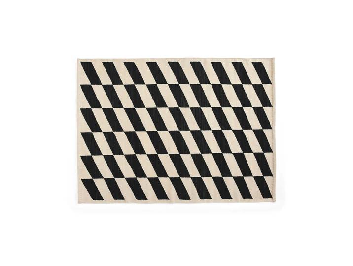 HAY Tapis Shift Kelim 140x200 cm Black