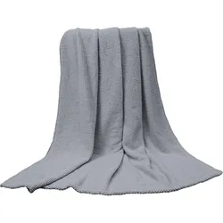 BELLA CASA Kuscheldecke Jacquard "Popcorn Bubble" - ca. 130 x 170 cm