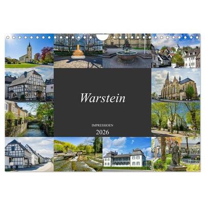Warstein Impressionen (Wandkalender 2026 DIN A4 quer), CALVENDO Monatskalender
