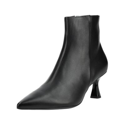 Stiefelette HÖGL "Högl Stiefelette Leder", Damen, Gr. 39, schwarz, Leder, Schuhe Stiefelette