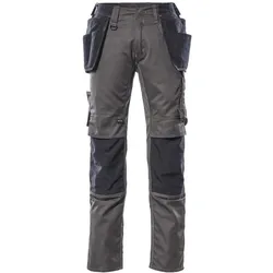 MASCOT Kassel Hose mit Hängetaschen UNIQUE Dunkelanthrazit / Schwarz 66 - 17631-442-1809-82C66 - Dunkelanthrazit / Schwarz