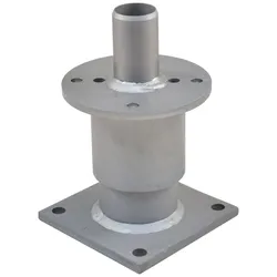 PITZL Pfostenträger PTP plus Verstellbare Ausführung "CE", Verstellbereich 150 - 200 mm, zinip