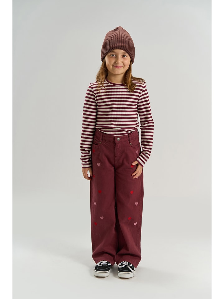 The NEW Jeans "Valentine" - Wide Fit - in Bordeaux - 116