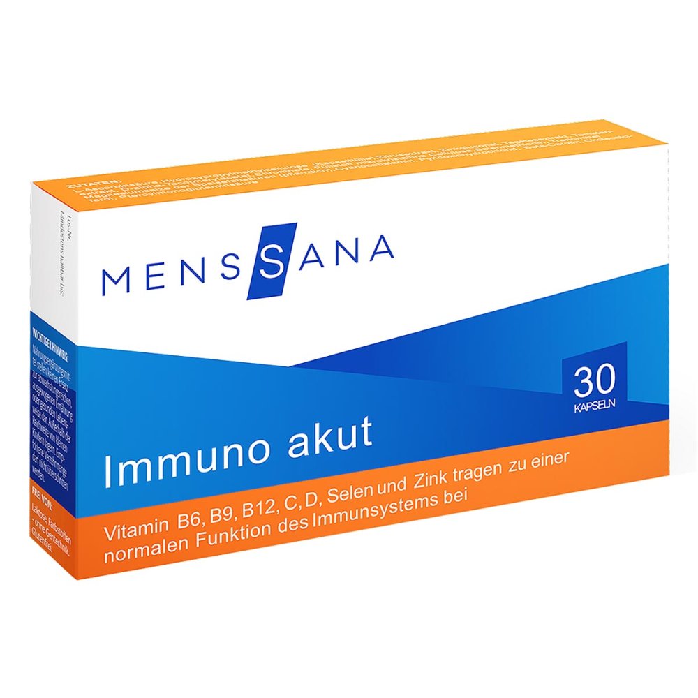 MensSana AG Immuno akut MensSana Kapseln 09706747