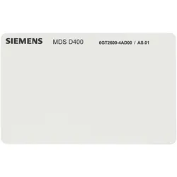 Siemens, Zutrittskontrolle, Transponder 2000 Byte 6GT2600-4AD00 Art des elektrischen Zubehörs sonstige, Art des mechanischen Zub (Schlüsselkarte)