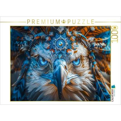 CALVENDO Puzzle Der allsehende Adler | 1000 Teile Lege-Größe 64x48cm Foto-Puzzle für glückliche Stunden, Game von , Calvendo Puzzle