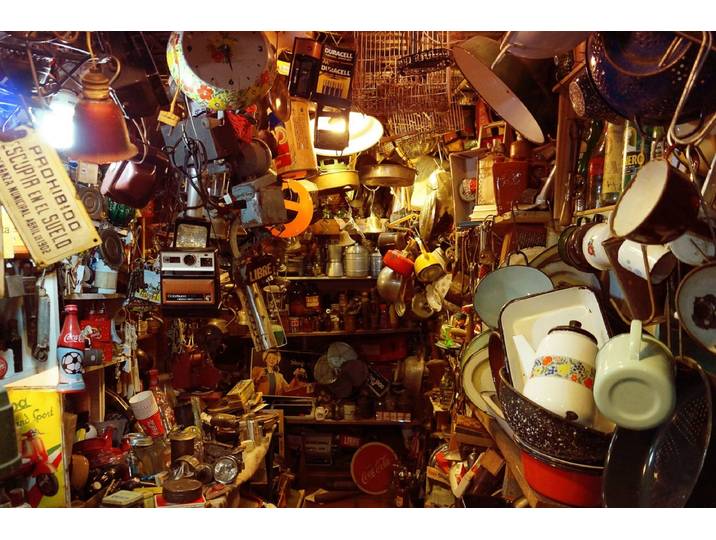Fototapete PAPERMOON Alter San Telmo Markt , bunt, B:1,5m L:1,11m, Vlies, Tapeten, Fototapete