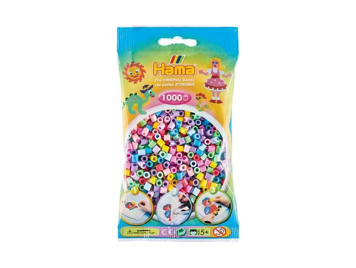 Hama Bügelperlen Pastell Mix