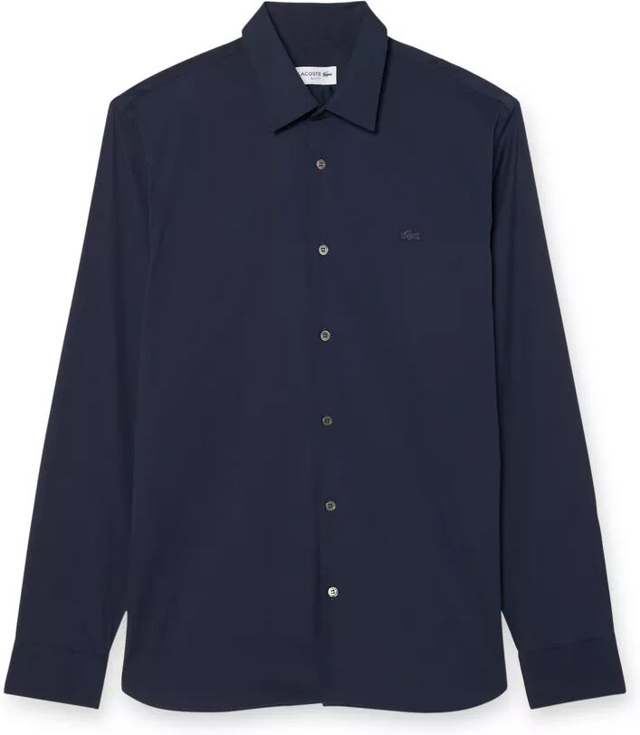Lacoste - Hemd, langarm, für Herren, Marine, Größe 42