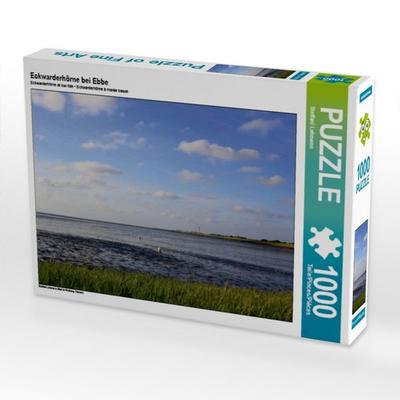 CALVENDO Puzzle Eckwarderhörne bei Ebbe | 1000 Teile Lege-Größe 64 × 48 cm Foto-Puzzle für glückliche Stunden