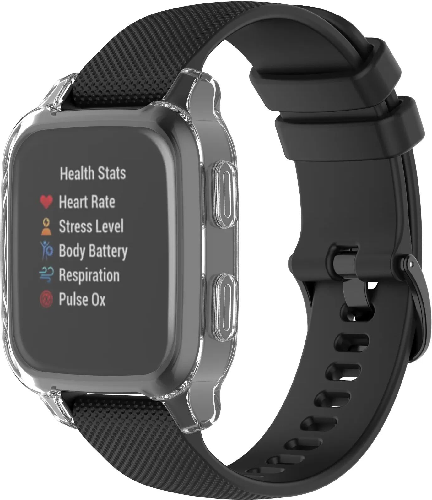 INF Schützende TPU-Hülle für die Garmin Venu-Serie Transparent