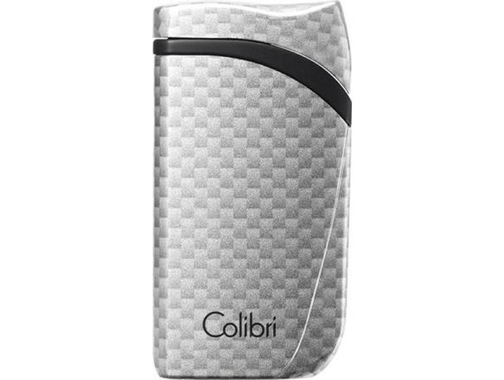 Colibri aansteker Single Flame Falcon Carbon Fiber Silver