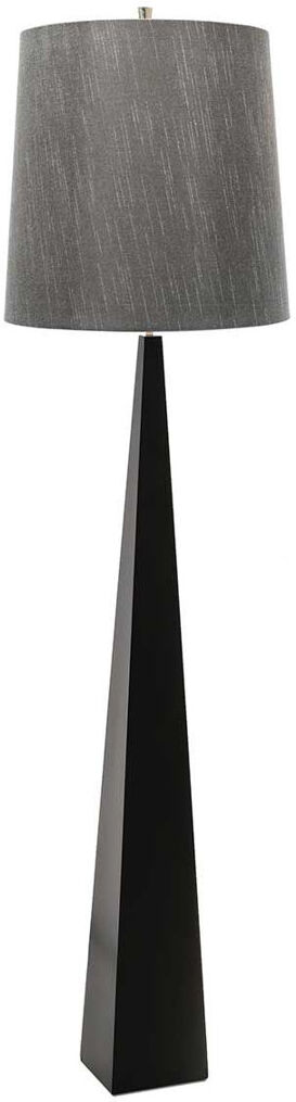17 Stories Athal 181 H cm Traditional Floor Lamp Black/Dark Grey 181cm H X 46cm W X 46cm D