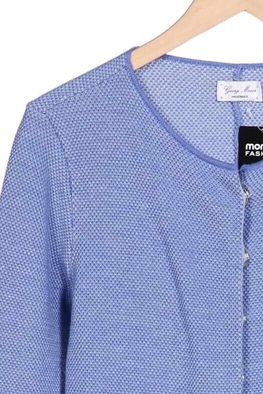 Georg Maier Damen Strickjacke, Hellblau, Gr. S, Schurwolle - Second Hand