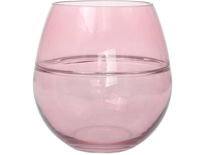 Kugelvase KAYOOM Glasvase Sidney 525 , rosa, B:17cm H:17cm T:17cm Ø:0cm, Glas, Vasen, Kugelvase