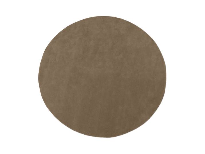 Ferm Living Stille getufteter Teppich runder Ash Brown Ø240 cm