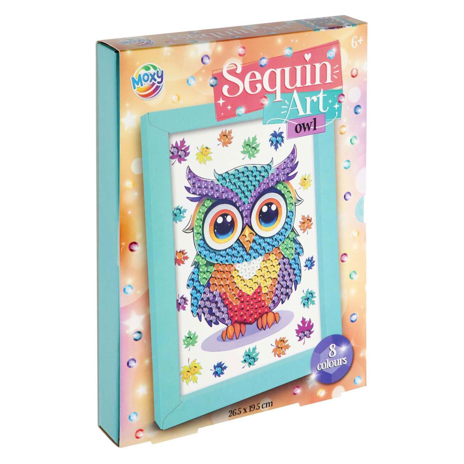 Grafix Machen Sie Ihr eigenes Tier-Pailletten-Kunst-Bastelset, 8 Farben (53291447)