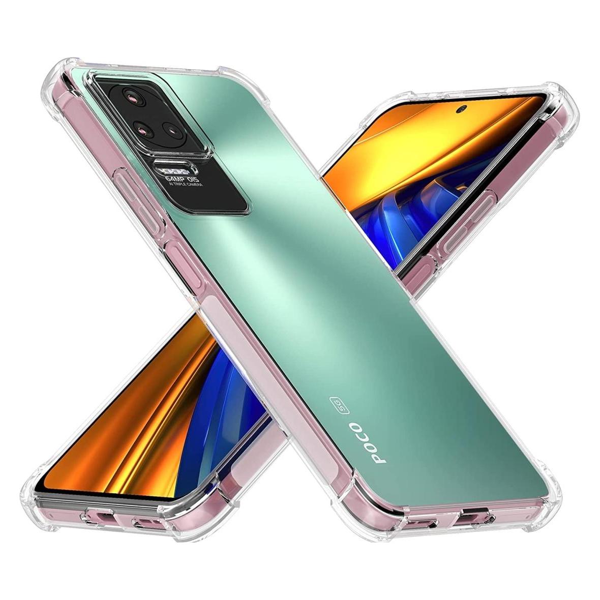 Screenguard Xiaomi Poco F4 Hülle Crystal Soft Airbag Bumper (Xiaomi Poco F4) (00030715)