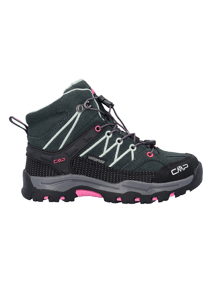cmp Leder-Trekkingschuhe "Rigel Mid" in Grün - 30