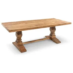 DAHEIM Esstisch Klostertisch 240 x 110 cm Holz Braun