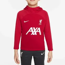 Nike FC Liverpool Academy Pro Hoodie Kinder rot/weiß 104-110