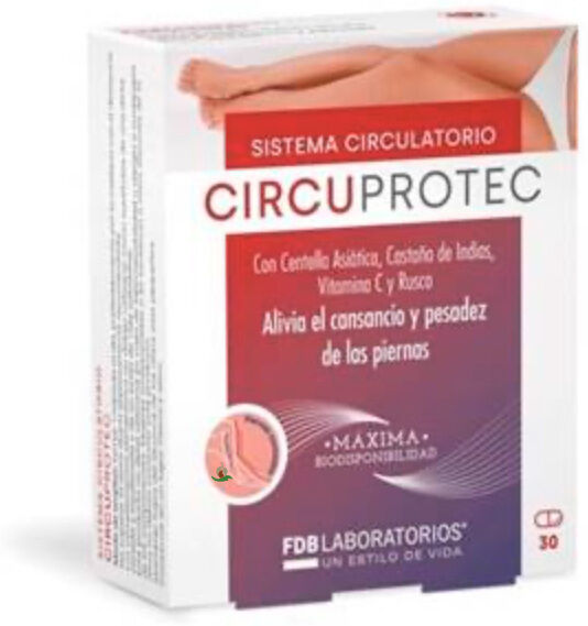 FDB Laboratorios Circuprotect 30 Capsules