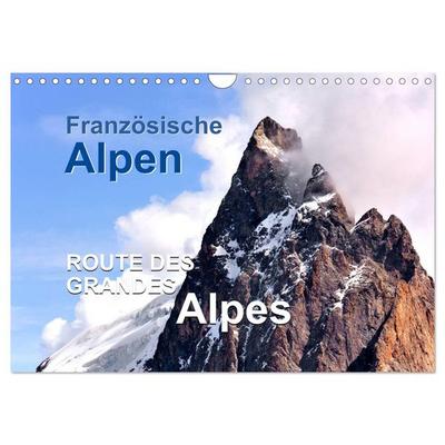 Französische Alpen - Route des Grandes Alpes (Wandkalender 2026 DIN A4 quer), CALVENDO Monatskalender