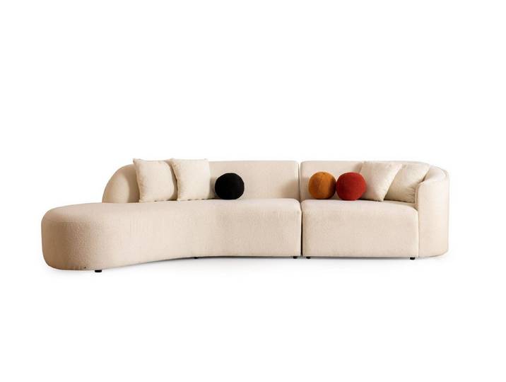 Xlmoebel Ecksofa Weiße L-Form Designer Couch für modernes Wohnzimmer, Ecksofa, Hergestellt in Europa