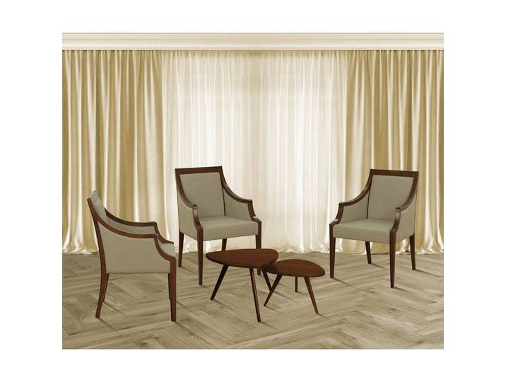 Armlehnenstuhl Tofino 62 x 88 x 65cm Beige
