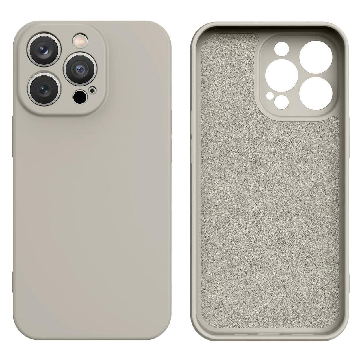 Hurtel Silikonhülle iPhone 14 Plus Silikonhülle beige (Apple iPhone 14 Plus) (1404978613)