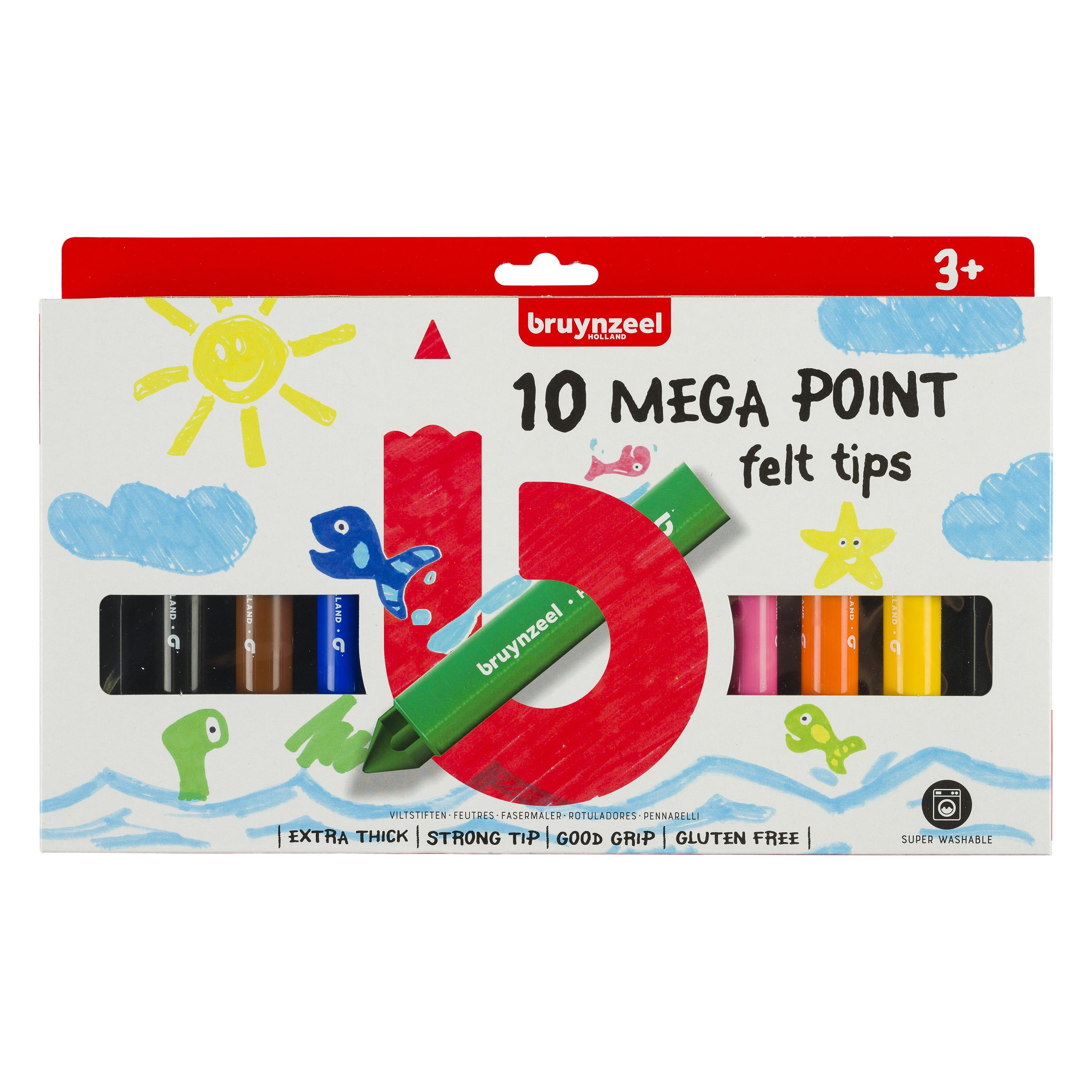 Bruynzeel Kids Mega Filzspitze (10x) (60122002)