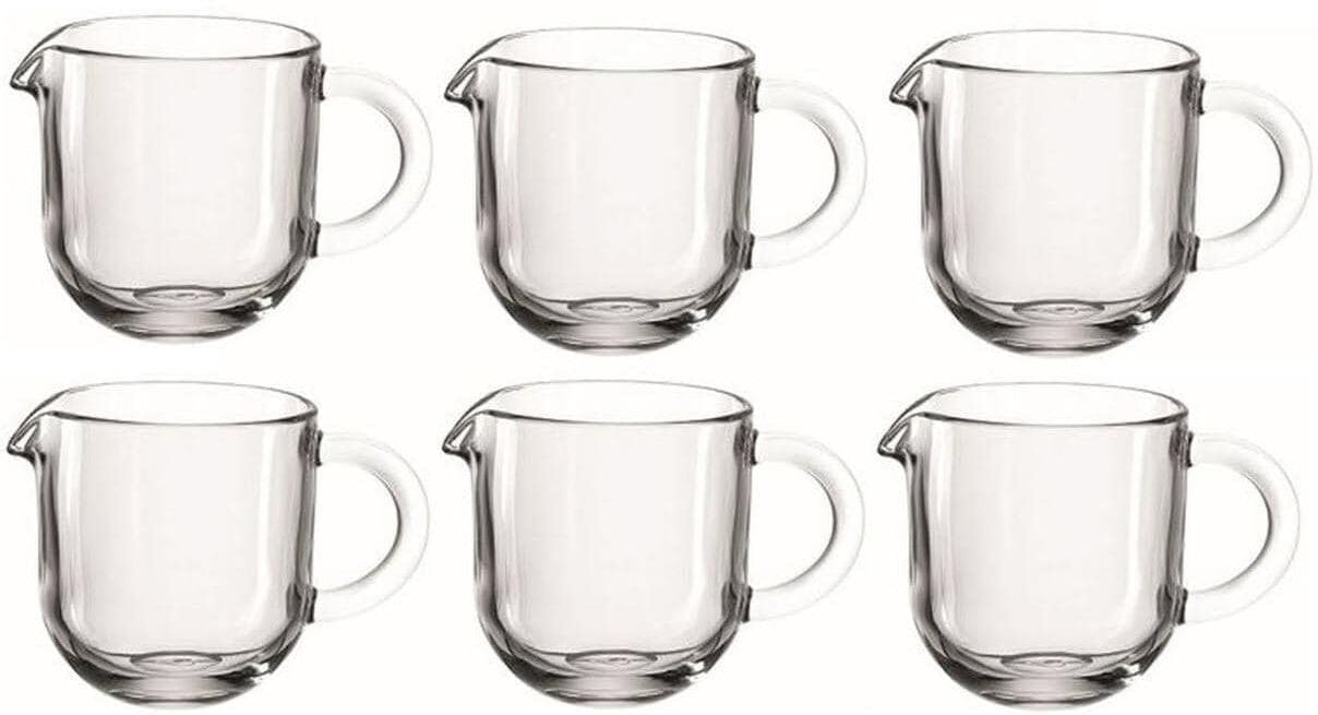 Milchbehälter LEONARDO "Delight 220", transparent, H:8cm Ø:8cm, Glas, Milchbehälter, Milchbehälter transparent Einheitsgröße